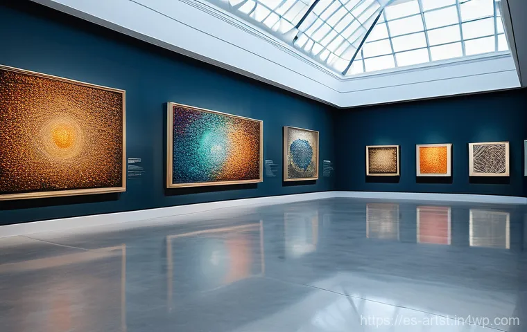 인공지능 아트의 예술적 실험 사례 - Prompt: Synthesizing Worlds: Human and AI Artistic Harmony**

"A striking conceptual artwork illustr...